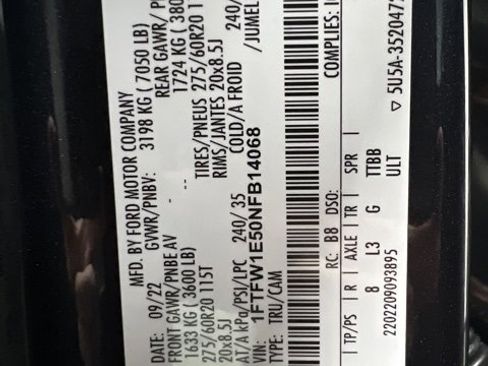 Used 2022 Ford F150 Platinum image 59