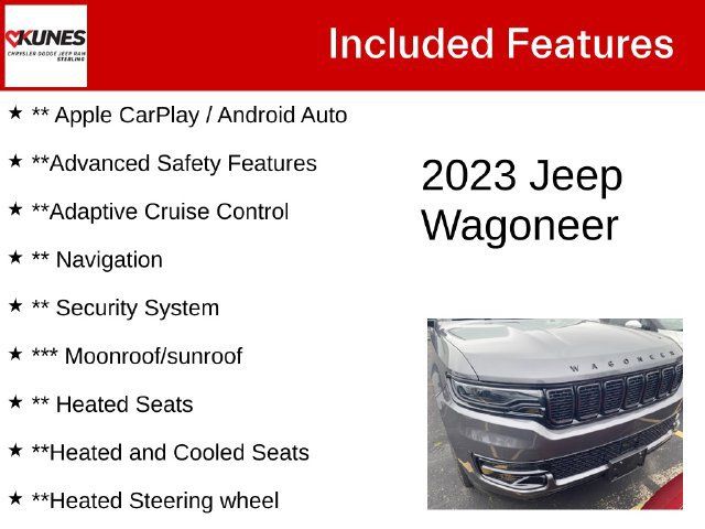 Used 2023 Jeep Wagoneer Series II AWD/4WD image 4