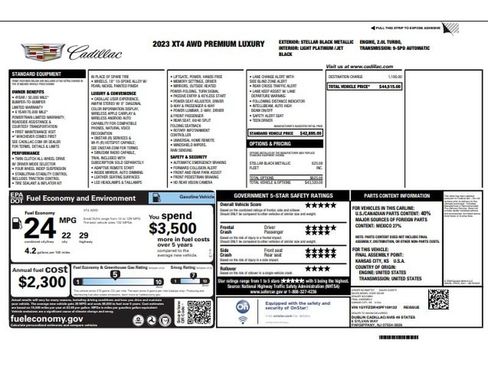 Certified 2023 Cadillac XT4 Premium Luxury AWD/4WD image 9