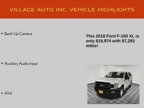 Used 2018 Ford F150 XL w/ Equipment Group 101A Mid image 14