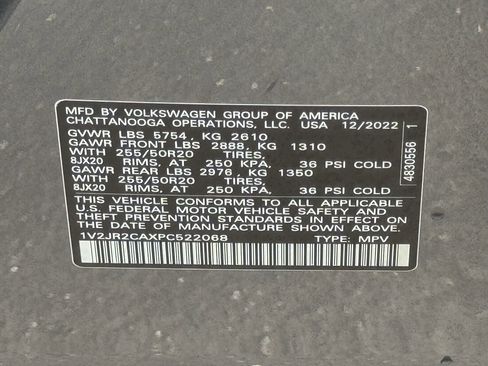 Used 2023 Volkswagen Atlas SE w/ Panoramic Sunroof Package FWD image 39