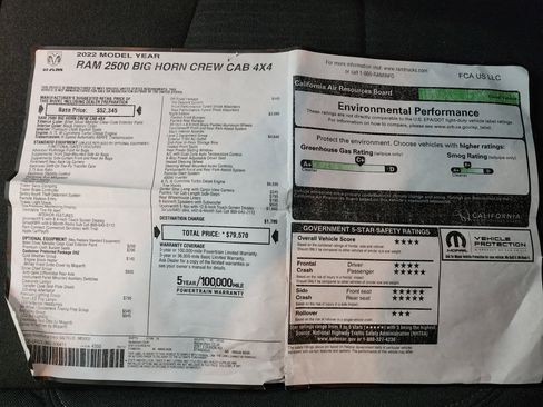 Used 2022 RAM 2500 Big Horn w/ Level C Equiment Group image 50