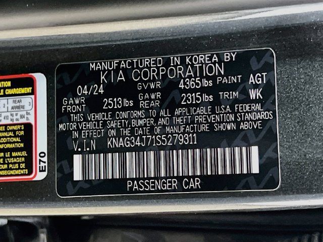 Certified 2025 Kia K5 EX FWD image 34
