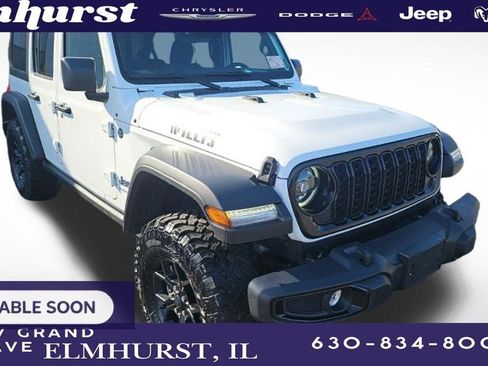 Used 2025 Jeep Wrangler Unlimited Sport S 4xe AWD/4WD image 1