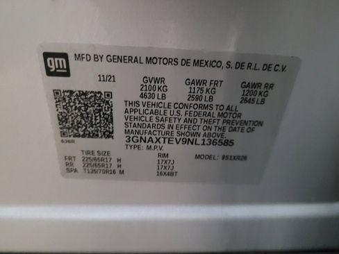 Used 2022 Chevrolet Equinox LT w/ Driver Convenience Package image 33