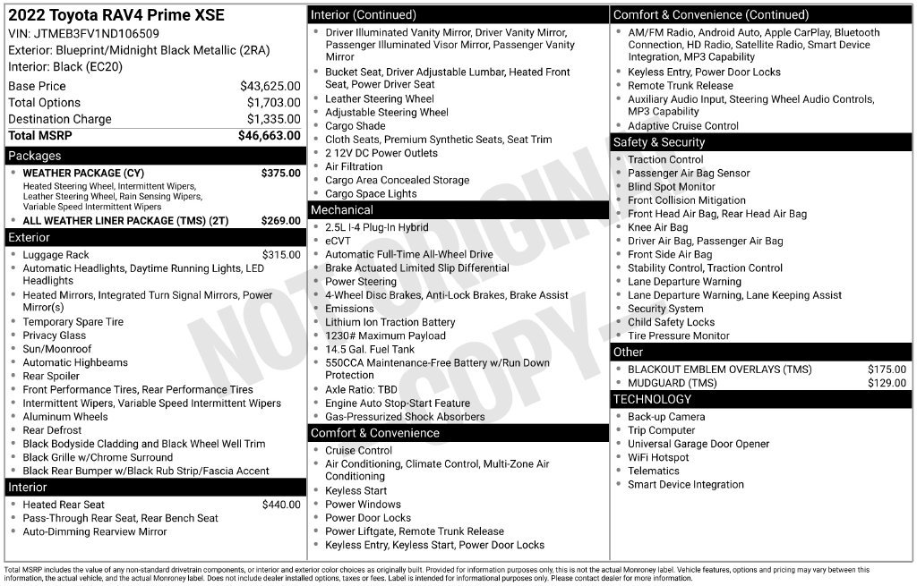 Certified 2022 Toyota RAV4 XSE w/ Weather Package AWD/4WD image 29