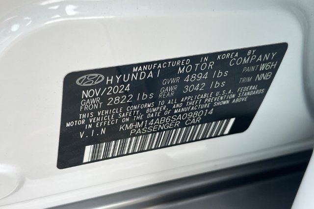 Certified 2025 Hyundai Ioniq 6 SE RWD image 39