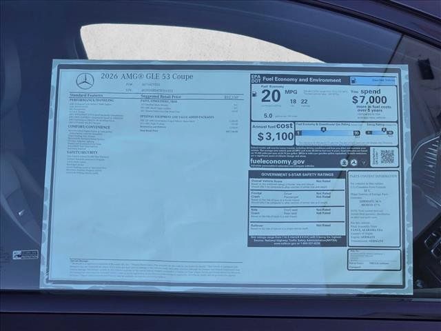 New 2026 Mercedes-Benz GLE 53 AMG 4MATIC Coupe image 18