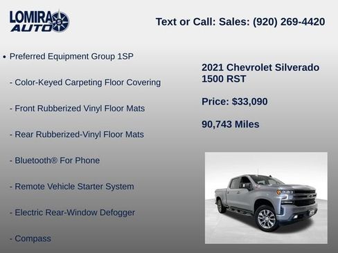 Used 2021 Chevrolet Silverado 1500 RST w/ All Star Edition Plus AWD/4WD image 14