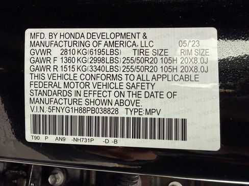 Certified 2023 Honda Pilot Elite image 20
