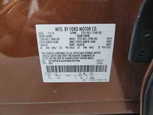 Used 2017 Ford Edge SEL image 33