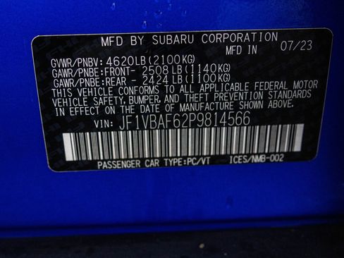 Used 2023 Subaru WRX Premium image 52