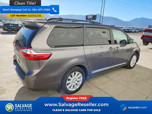 Used 2017 Toyota Sienna Limited AWD/4WD image 4