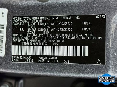 Used 2023 Toyota Highlander Platinum image 34