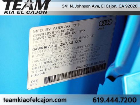 Used 2020 Audi Q3 2.0T Premium Plus w/ Premium Plus Package AWD/4WD image 42