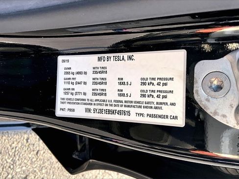 Used 2019 Tesla Model 3 Long Range image 35