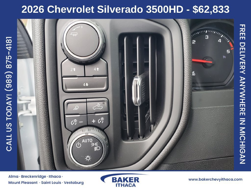 New 2026 Chevrolet Silverado 3500 W/T w/ WT Convenience Package AWD/4WD image 10