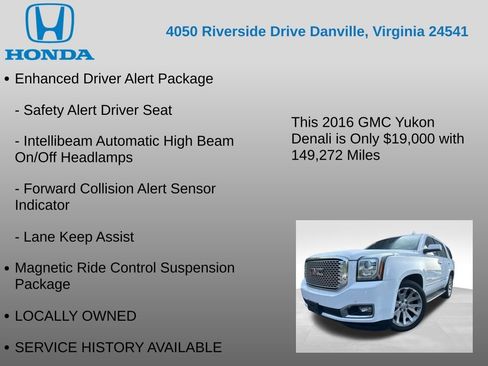 Used 2016 GMC Yukon Denali w/ Open Road Package AWD/4WD image 24