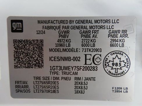 Used 2025 GMC Sierra 2500 SLE image 66