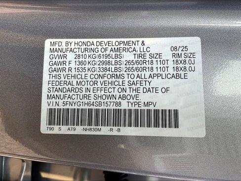 New 2025 Honda Pilot TrailSport image 32