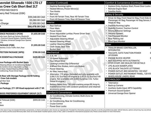 Used 2022 Chevrolet Silverado 1500 LT Trail Boss w/ Convenience Package II AWD/4WD image 22