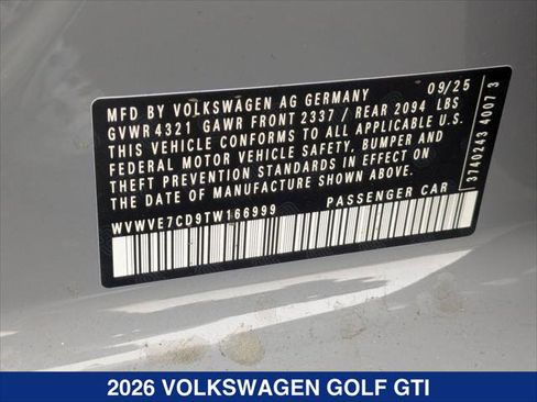 New 2026 Volkswagen GTI Autobahn FWD image 21