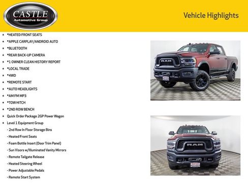 Used 2022 RAM 2500 Power Wagon w/ Level 1 Equipment Group AWD/4WD image 3