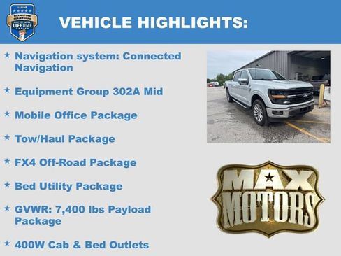 Used 2024 Ford F150 XLT w/ Equipment Group 302A MID AWD/4WD image 6