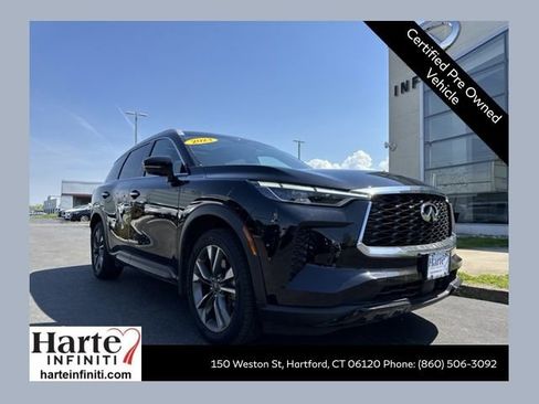 Certified 2023 INFINITI QX60 Luxe w/ Performance Audio Package AWD/4WD image 1