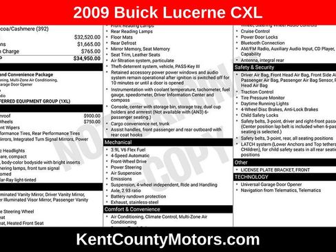 Used 2009 Buick Lucerne CXL image 1