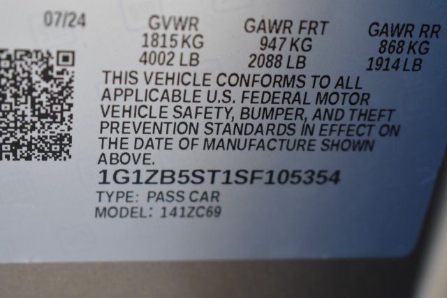 Certified 2025 Chevrolet Malibu LS FWD image 34
