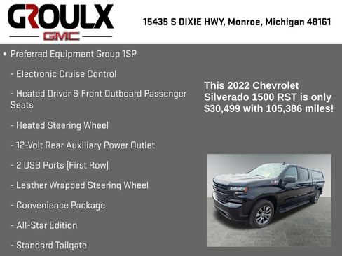 Used 2022 Chevrolet Silverado 1500 RST AWD/4WD image 22