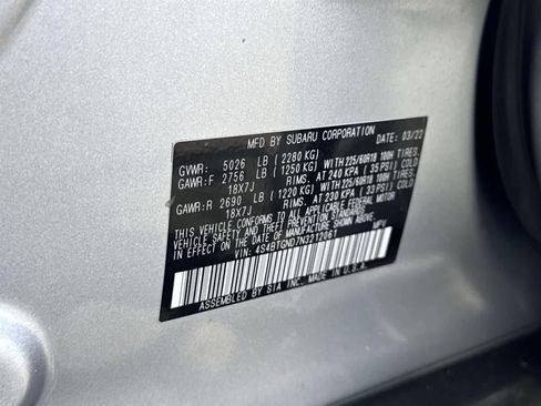 Used 2022 Subaru Outback Limited XT image 7