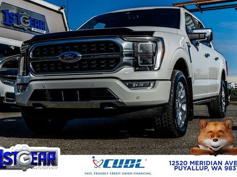 Used 2021 Ford F150 Platinum w/ Max Trailer Tow Package AWD/4WD image 1
