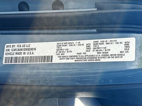 New 2025 Jeep Wrangler Sport image 32