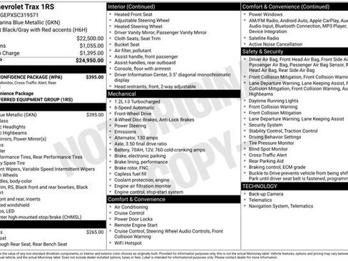 Used 2025 Chevrolet Trax RS w/ Driver Confidence Package image 33