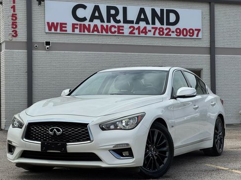 Used 2018 INFINITI Q50 Luxe w/ Essential Package (3.0T Luxe) RWD image 1
