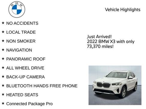 Used 2022 BMW X3 xDrive30i w/ Convenience Package image 9