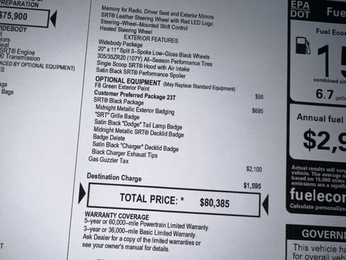 Used 2022 Dodge Charger SRT Hellcat w/ SRT Black Package image 38