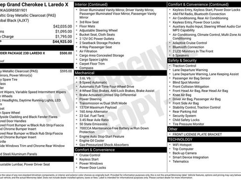 Used 2024 Jeep Grand Cherokee L Laredo image 3