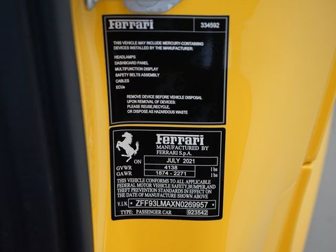 Used 2022 Ferrari F8 Tributo RWD image 36