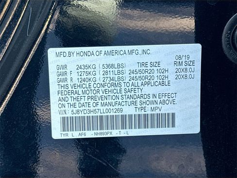 Used 2020 Acura MDX FWD w/ Technology Package image 35