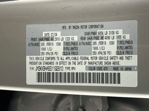Used 2025 MAZDA CX-90 Plug-In Hybrid w/ Preferred AWD/4WD image 12