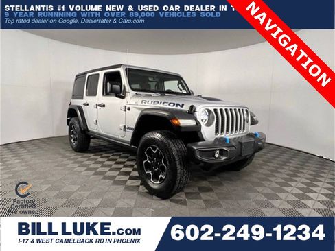 Used 2023 Jeep Wrangler Unlimited Rubicon 4xe w/ Cold Weather Group image 1