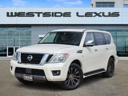 Used 2019 Nissan Armada Platinum w/ Captain's Chairs Package AWD/4WD image 1