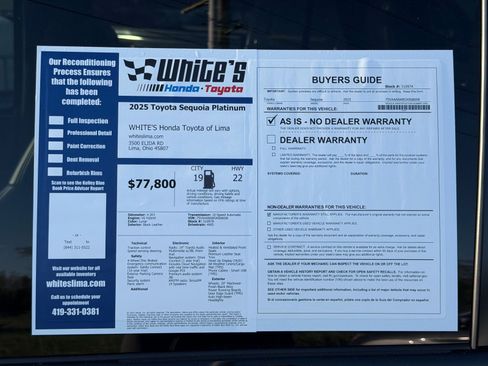 Used 2025 Toyota Sequoia Platinum AWD/4WD image 42
