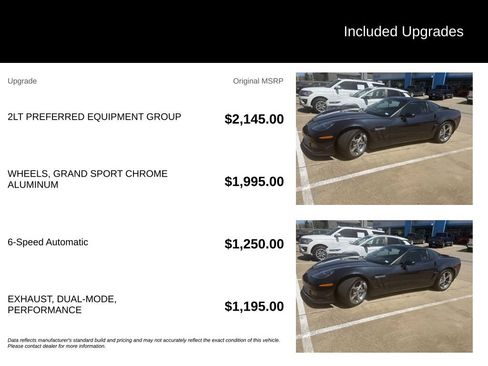 Used 2013 Chevrolet Corvette Grand Sport w/ 2LT Preferred Equipment Group RWD image 5