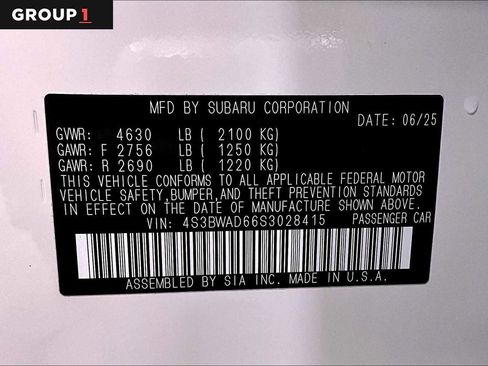 Certified 2025 Subaru Legacy Premium image 34