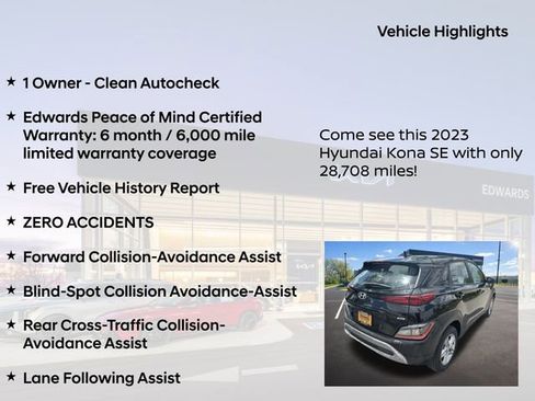 Used 2023 Hyundai Kona SE AWD/4WD image 11