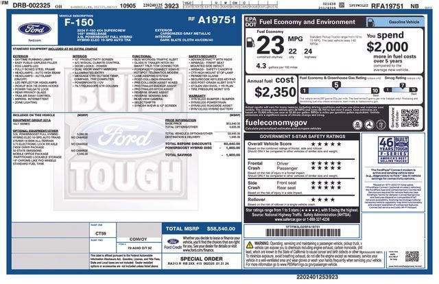 Certified 2024 Ford F150 XLT w/ Mobile Office Package AWD/4WD image 25